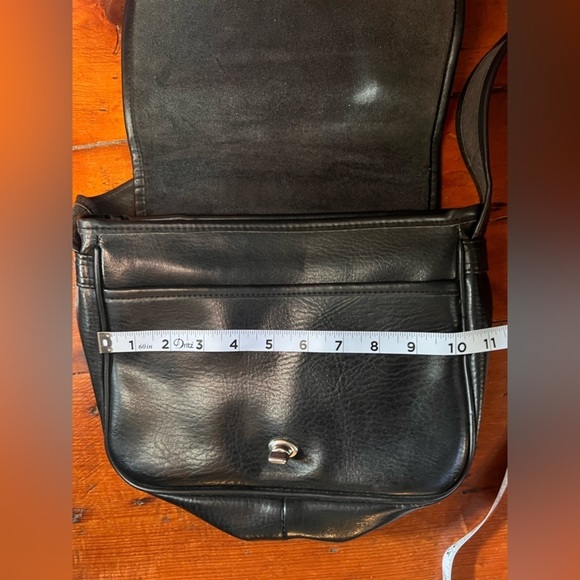 Leather black messenger crossbody Korean vintage boutique - Picture 14 of 14